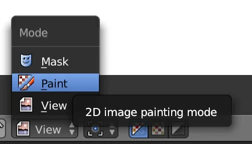 Painting in the UV/Image editor