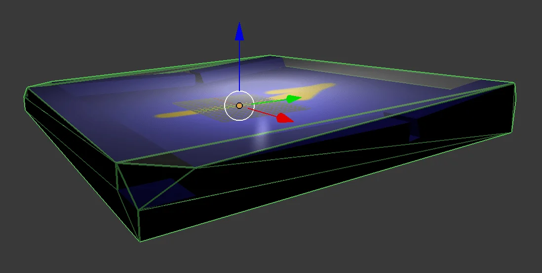 Convex hull collision shape for our ramp