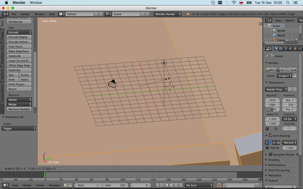 Entering factor while scaling