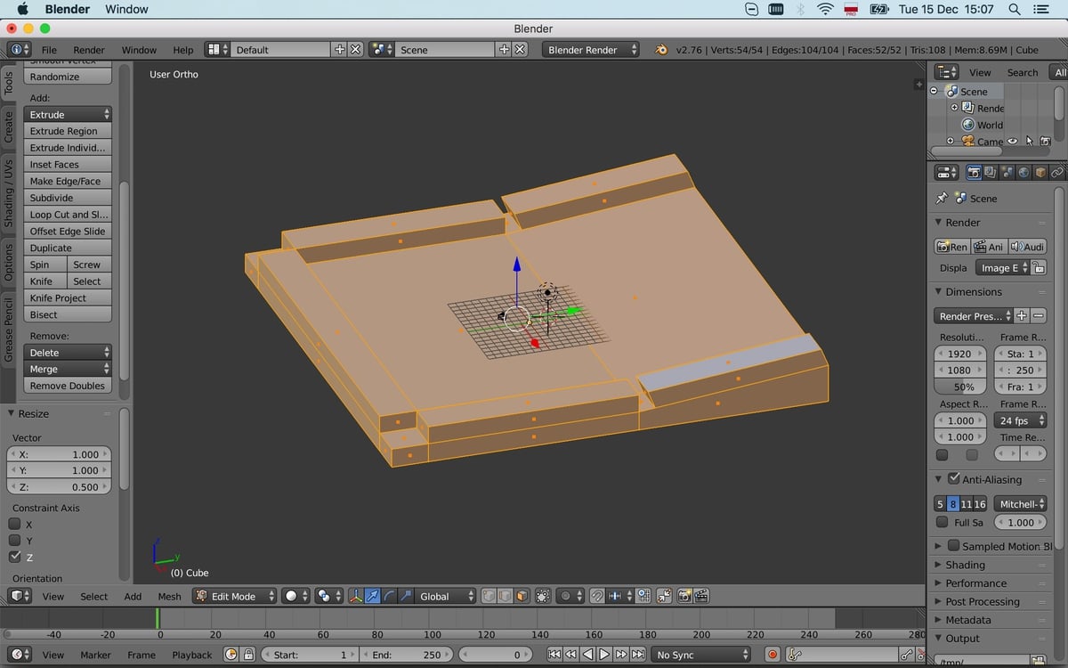 Selecting everything