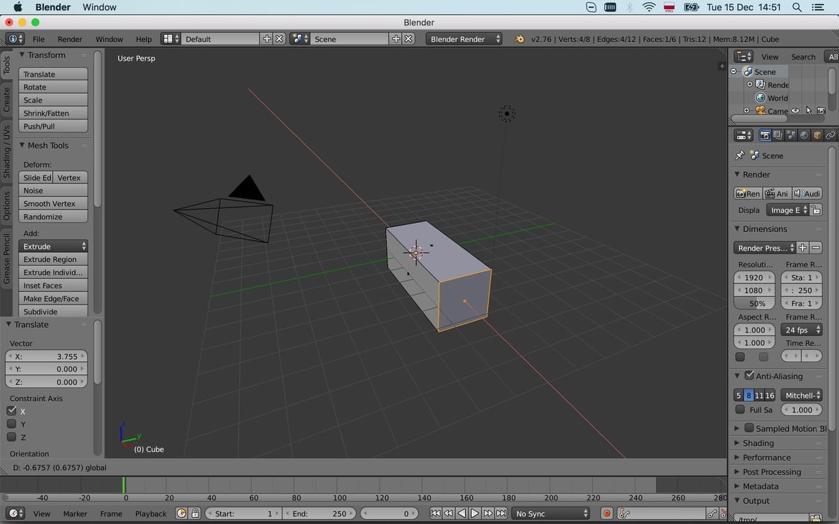 Moving selected elements
