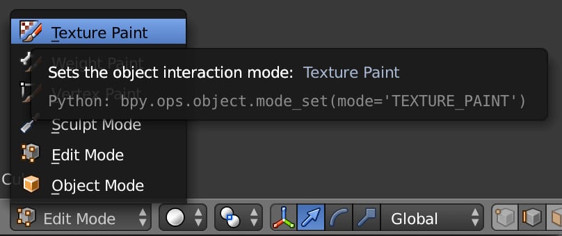 Texture Paint mode