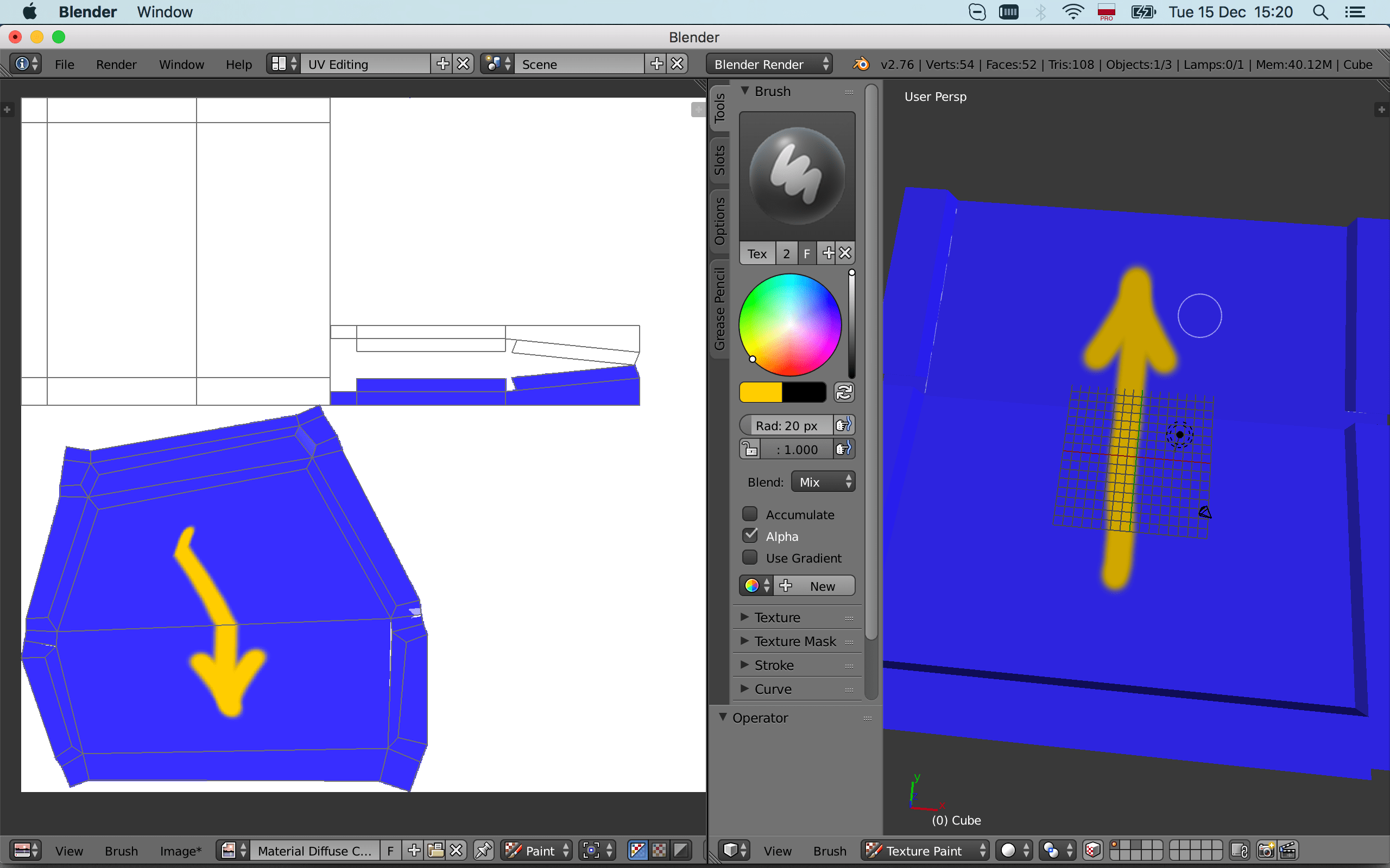 Mistakes are only on certain faces