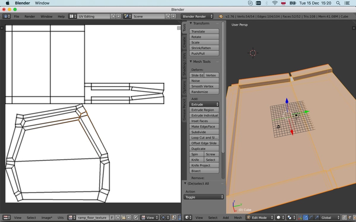 Selecting control points