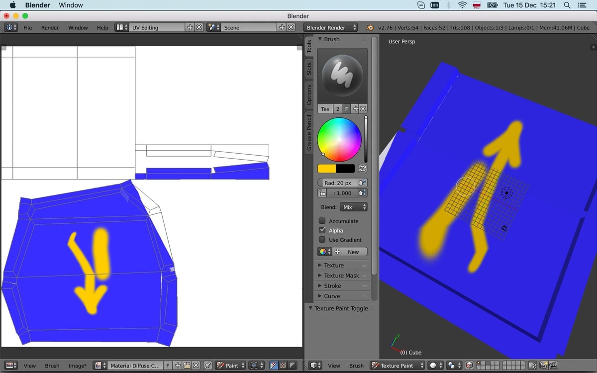 Fixing UV mapping errors manually